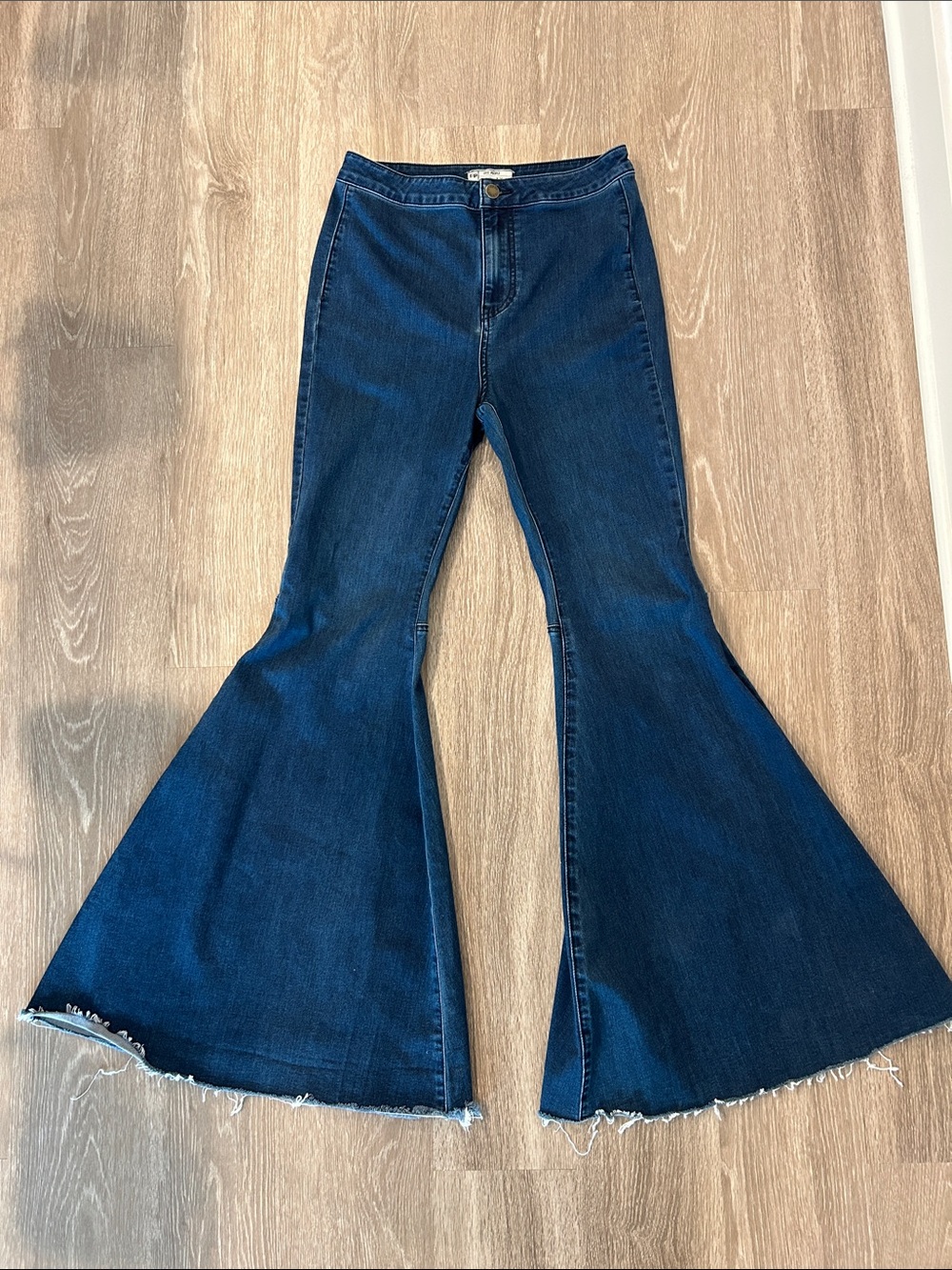 Free People - High Rise Super Flare Jeans